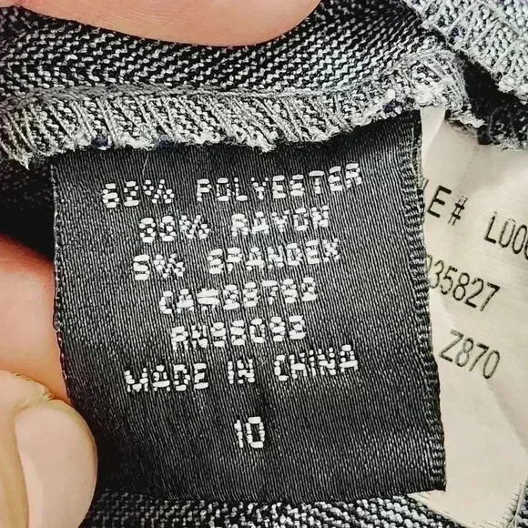 Dalia Slim Boot Gray Dress Pants Women's 10 - Picture 5 of 6